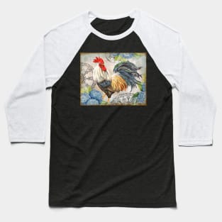 Ironwork Rooster D Baseball T-Shirt